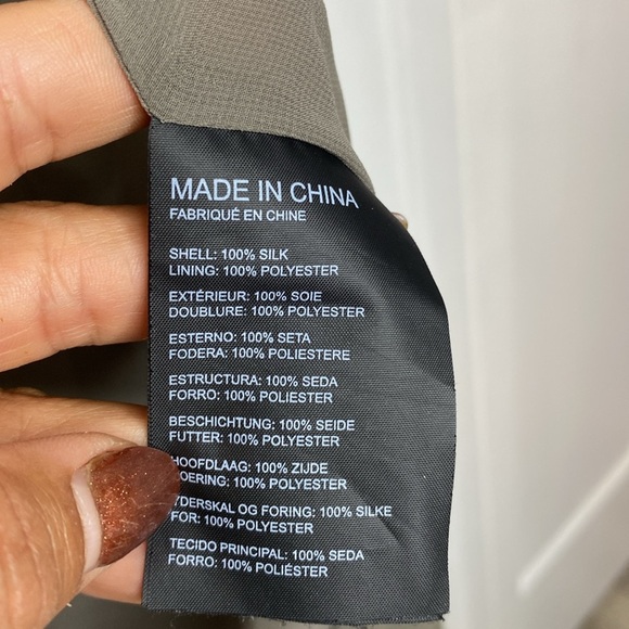 Club Monaco Gray Textured long vest Blazer - 0 - silk - Picture 5 of 5